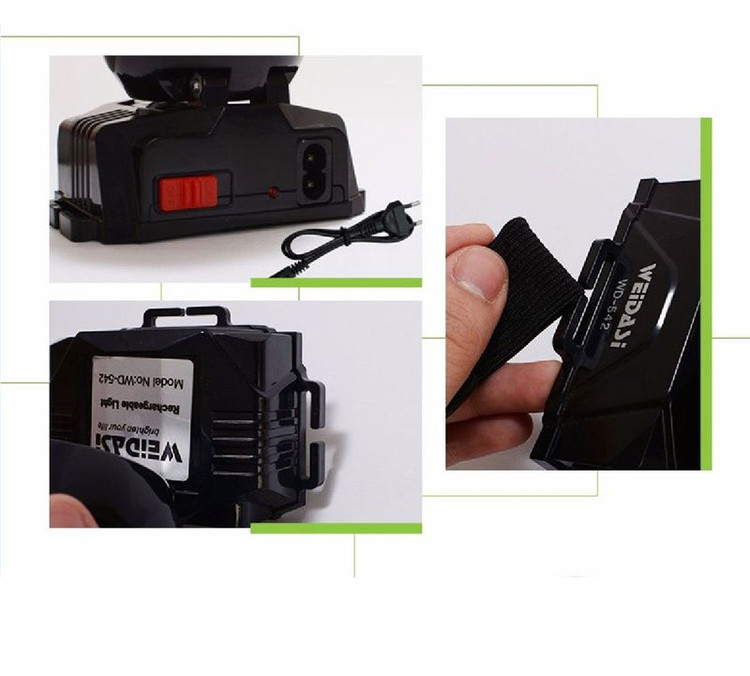 چراغ پیشانی ویداسی مدل WD-542